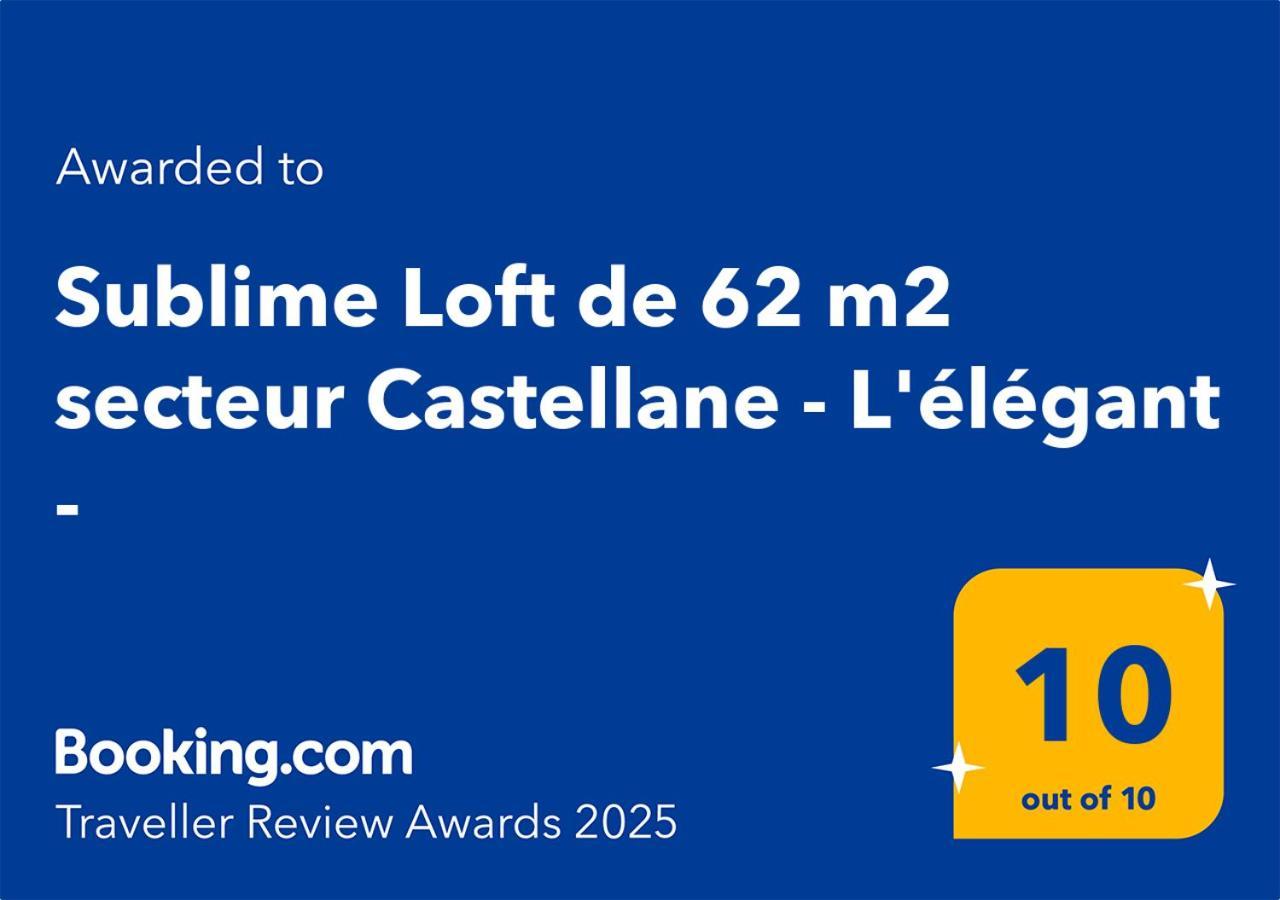 Sublime Loft De 62 M2 Secteur Castellane - L'Elegant - Leilighet Marseille Eksteriør bilde